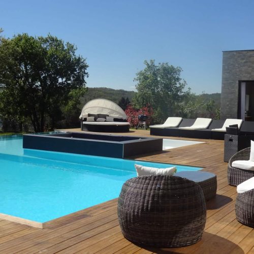 villasoccitanes jardin piscine Dal Cayrou